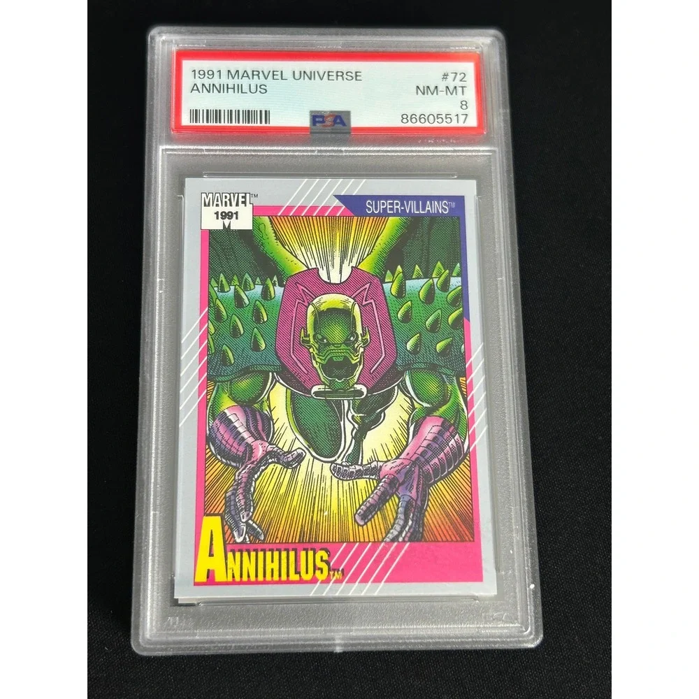 1991 Marvel Universe Annihilus #72 PSA 8 NM-MT‎ Super-Villains Card